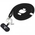 Carcasa Lacoste Iconic Petit Pique Woven Logo CBDY Strap cu MagSafe compatibila cu Samsung Galaxy S25, Negru 9 - lerato.ro