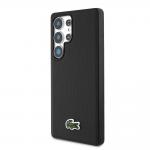 Carcasa Lacoste Iconic Petit Pique Woven Logo CBDY Strap cu MagSafe compatibila cu Samsung Galaxy S25 Ultra, Negru 3 - lerato.ro