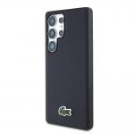 Carcasa Lacoste Iconic Petit Pique Woven Logo cu MagSafe compatibila cu Samsung Galaxy S25 Ultra, Navy Blue 3 - lerato.ro