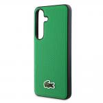 Carcasa Lacoste Iconic Petit Pique Woven Logo cu MagSafe compatibila cu Samsung Galaxy S25, Verde 7 - lerato.ro