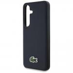 Carcasa Lacoste Iconic Petit Pique Woven Logo cu MagSafe compatibila cu Samsung Galaxy S25, Navy Blue 7 - lerato.ro