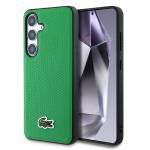 Carcasa Lacoste Iconic Petit Pique Woven Logo cu MagSafe compatibila cu Samsung Galaxy S25 Plus, Verde 4 - lerato.ro