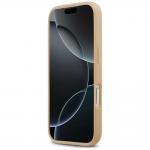 Carcasa Lacoste Nomograme Gold Logo cu MagSafe compatibila cu iPhone 17 Pro, Bej 6 - lerato.ro