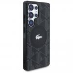 Carcasa Lacoste Monogram Silver Croc Logo cu MagSafe compatibila cu Samsung Galaxy S25 Ultra, Negru 5 - lerato.ro