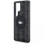 Carcasa Lacoste Monogram Silver Croc Logo cu MagSafe compatibila cu Samsung Galaxy S25 Ultra, Negru 7 - lerato.ro