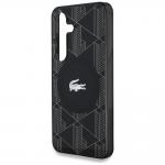 Carcasa Lacoste Monogram Silver Croc Logo cu MagSafe compatibila cu Samsung Galaxy S25, Negru 7 - lerato.ro