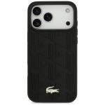 Carcasa Lacoste Nomograme Gold Logo cu MagSafe compatibila cu iPhone 17 Pro Max, Negru 2 - lerato.ro