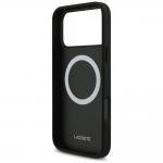 Carcasa Lacoste Nomograme Gold Logo cu MagSafe compatibila cu iPhone 17 Pro Max, Negru 8 - lerato.ro