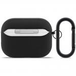 Carcasa Lacoste Petit Pique Croc Logo compatibila cu Apple AirPods Pro 3, Negru 3 - lerato.ro