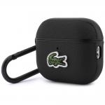 Carcasa Lacoste Petit Pique Croc Logo compatibila cu Apple AirPods Pro 3, Negru 4 - lerato.ro