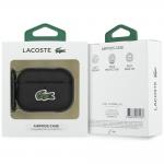 Carcasa Lacoste Petit Pique Croc Logo compatibila cu Apple AirPods Pro 3, Negru 5 - lerato.ro