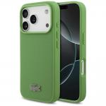 Carcasa Lacoste Petit Pique Lacquer Logo cu MagSafe compatibila cu iPhone 17 Pro, Verde 4 - lerato.ro