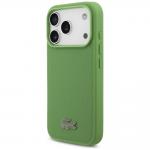 Carcasa Lacoste Petit Pique Lacquer Logo cu MagSafe compatibila cu iPhone 17 Pro, Verde 3 - lerato.ro