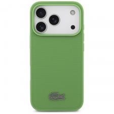 Carcasa Lacoste Petit Pique Lacquer Logo cu MagSafe compatibila cu iPhone 17 Pro, Verde