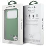 Carcasa Lacoste Petit Pique Lacquer Logo cu MagSafe compatibila cu iPhone 17 Pro, Verde 9 - lerato.ro