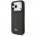 Carcasa Lacoste Petit Pique Lacquer Logo cu MagSafe compatibila cu iPhone 17 Pro, Dark Green 3 - lerato.ro