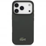 Carcasa Lacoste Petit Pique Lacquer Logo cu MagSafe compatibila cu iPhone 17 Pro, Dark Green 2 - lerato.ro