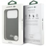 Carcasa Lacoste Petit Pique Lacquer Logo cu MagSafe compatibila cu iPhone 17 Pro, Dark Green 9 - lerato.ro