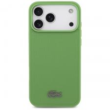 Carcasa Lacoste Petit Pique Lacquer Logo cu MagSafe compatibila cu iPhone 17 Pro Max, Verde