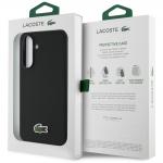 Carcasa Lacoste Iconic Petit Pique Woven Logo cu MagSafe compatibila cu Samsung Galaxy A56, Negru 8 - lerato.ro