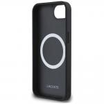 Carcasa Lacoste Iconic Petit Pique Woven Logo cu MagSafe compatibila cu iPhone 16e, Rosu 8 - lerato.ro