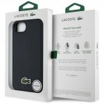 Carcasa Lacoste Iconic Petit Pique Woven Logo cu MagSafe compatibila cu iPhone 16e, Navy Blue 9 - lerato.ro