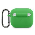 Carcasa Lacoste Silicone Collection compatibila cu Apple AirPods 3, Verde 3 - lerato.ro