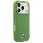 Carcasa Lacoste Iconic Petit Pique Woven Logo cu MagSafe compatibila cu iPhone 17 Pro, Verde 5 - lerato.ro