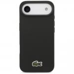 Carcasa Lacoste Iconic Petit Pique Woven Logo cu MagSafe compatibila cu iPhone 17 Air, Negru 2 - lerato.ro