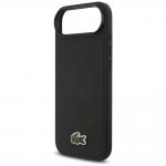 Carcasa Lacoste Iconic Petit Pique Woven Logo cu MagSafe compatibila cu iPhone 17 Air, Negru 7 - lerato.ro