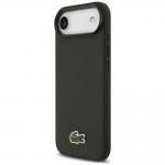 Carcasa Lacoste Iconic Petit Pique Woven Logo cu MagSafe compatibila cu iPhone 17 Air, Dark Green 3 - lerato.ro