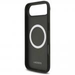 Carcasa Lacoste Iconic Petit Pique Woven Logo cu MagSafe compatibila cu iPhone 17 Air, Dark Green 8 - lerato.ro