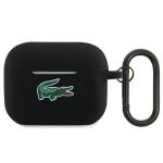Carcasa Lacoste Silicone Croc Logo compatibila cu Apple AirPods Pro 2, Negru 2 - lerato.ro