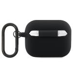 Carcasa Lacoste Silicone Croc Logo compatibila cu Apple AirPods Pro 2, Negru 3 - lerato.ro