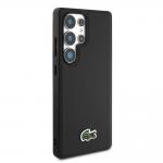 Carcasa Lacoste Iconic Petit Pique Woven Logo cu MagSafe compatibila cu Samsung Galaxy S25 Ultra, Negru 5 - lerato.ro