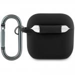 Carcasa Lacoste Silicone Croc Logo compatibila cu Apple AirPods 4, Negru 3 - lerato.ro