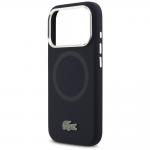 Carcasa Lacoste Silicone Metal Logo cu MagSafe compatibila cu iPhone 17 Pro, Navy Blue 7 - lerato.ro
