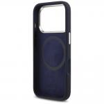 Carcasa Lacoste Silicone Metal Logo cu MagSafe compatibila cu iPhone 17 Pro, Navy Blue 8 - lerato.ro