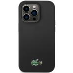 Carcasa Lacoste Silicone Croc Logo cu MagSafe compatibila cu iPhone 14 Pro, Negru 2 - lerato.ro