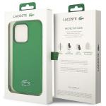 Carcasa Lacoste Silicone Croc Logo cu MagSafe compatibila cu iPhone 14 Pro, Verde 9 - lerato.ro