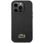 Carcasa Lacoste Iconic Petit Pique cu MagSafe compatibila cu iPhone 14 Pro Max, Negru 2 - lerato.ro