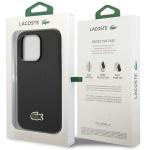 Carcasa Lacoste Iconic Petit Pique cu MagSafe compatibila cu iPhone 14 Pro Max, Negru 9 - lerato.ro