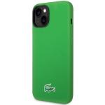 Carcasa Lacoste Silicone cu MagSafe compatibila cu iPhone 15 / 14 / 13, Verde 3 - lerato.ro