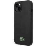 Carcasa Lacoste Silicone cu MagSafe compatibila cu iPhone 15 / 14 / 13, Negru 3 - lerato.ro