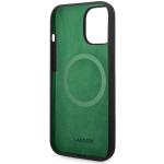 Carcasa Lacoste Silicone cu MagSafe compatibila cu iPhone 15 / 14 / 13, Negru 8 - lerato.ro