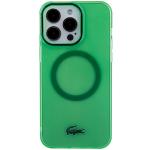 Carcasa Lacoste Transparent Design cu MagSafe compatibila cu iPhone 15 Pro, Verde 2 - lerato.ro