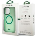 Carcasa Lacoste Transparent Design cu MagSafe compatibila cu iPhone 15 Pro, Verde 9 - lerato.ro
