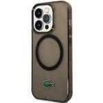 Carcasa Lacoste Transparent Design cu MagSafe compatibila cu iPhone 15 Pro, Negru 3 - lerato.ro