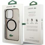 Carcasa Lacoste Transparent Design cu MagSafe compatibila cu iPhone 15 Pro, Negru 9 - lerato.ro