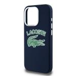Carcasa Lacoste Silicone Cracked Logo cu MagSafe compatibila cu iPhone 15 Pro, Navy Blue 7 - lerato.ro